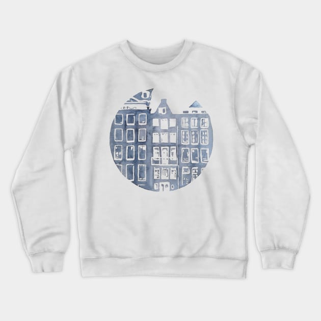 Amsterdam Crewneck Sweatshirt by RosanneCreates